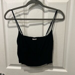 Aritzia Wilfred Black Crop Top!